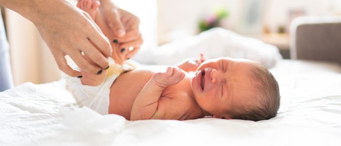Запек при бебе на 1 месец